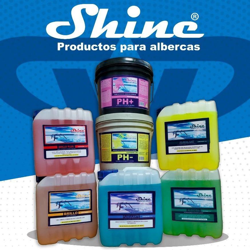 FS001 Shine Floculante para Albercas | Decantador de Impurezas | Presentaciones de 10 L y 20 L